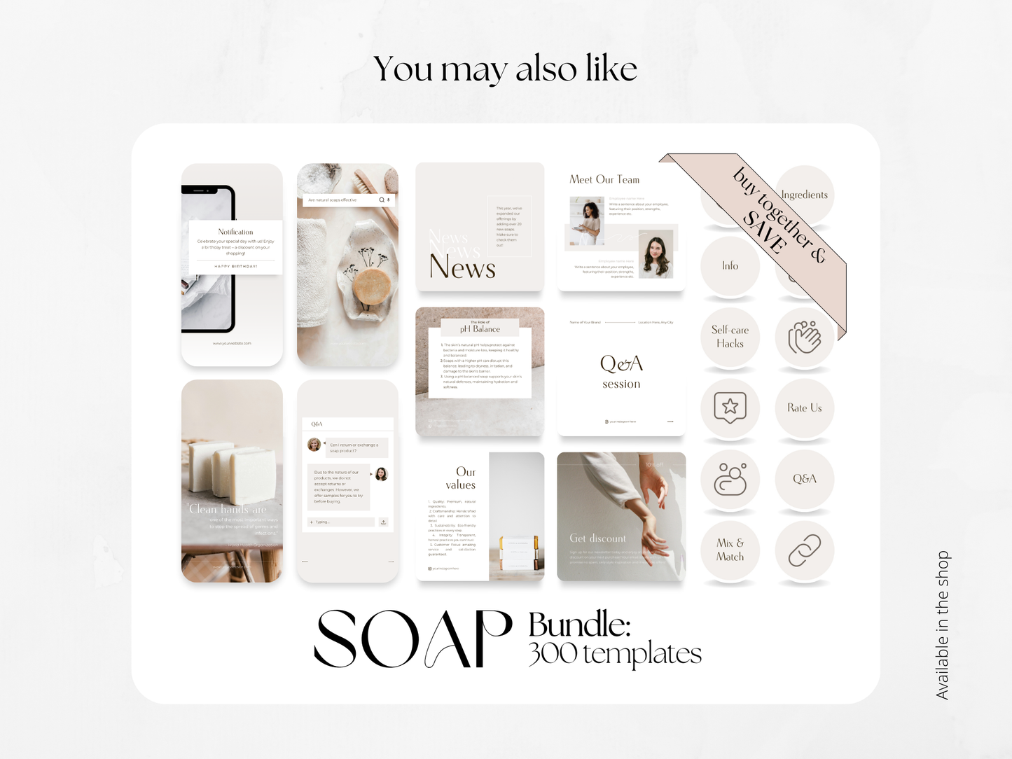 100 Soap Business Post Templates
