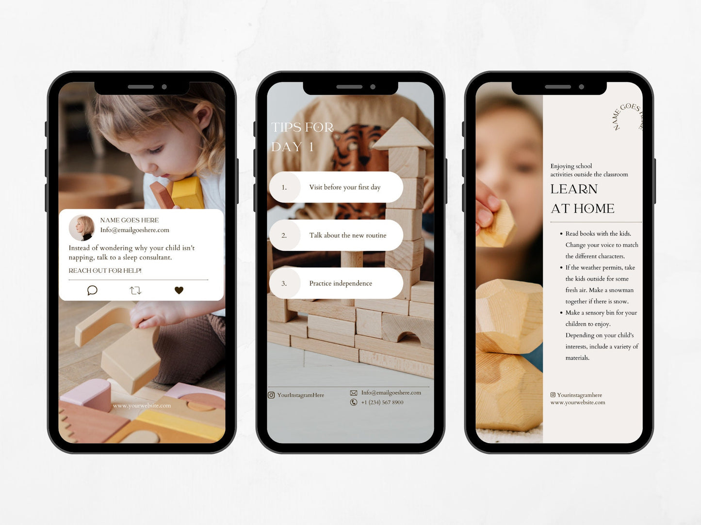 50 Childcare Story Templates