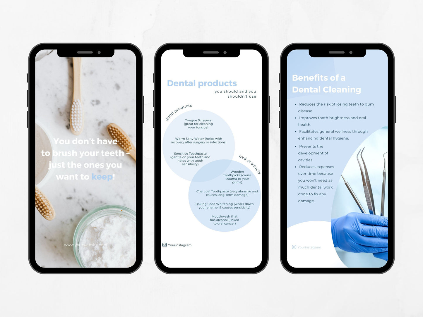 60 Dental Story Templates