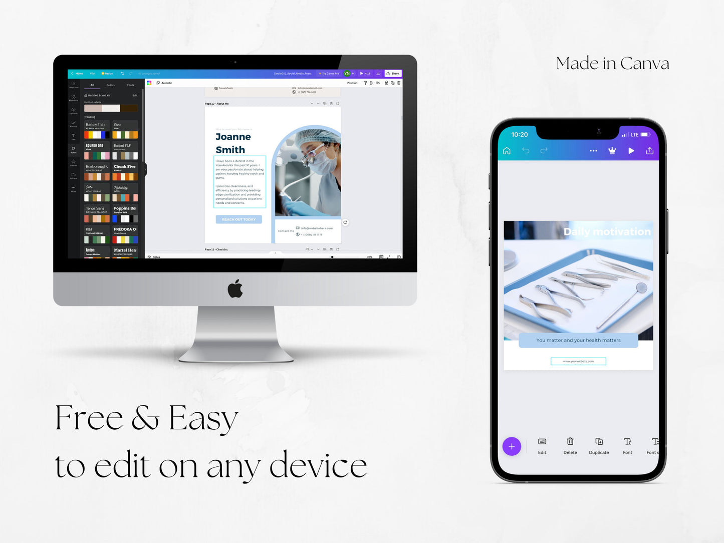 60 Dental Story Templates