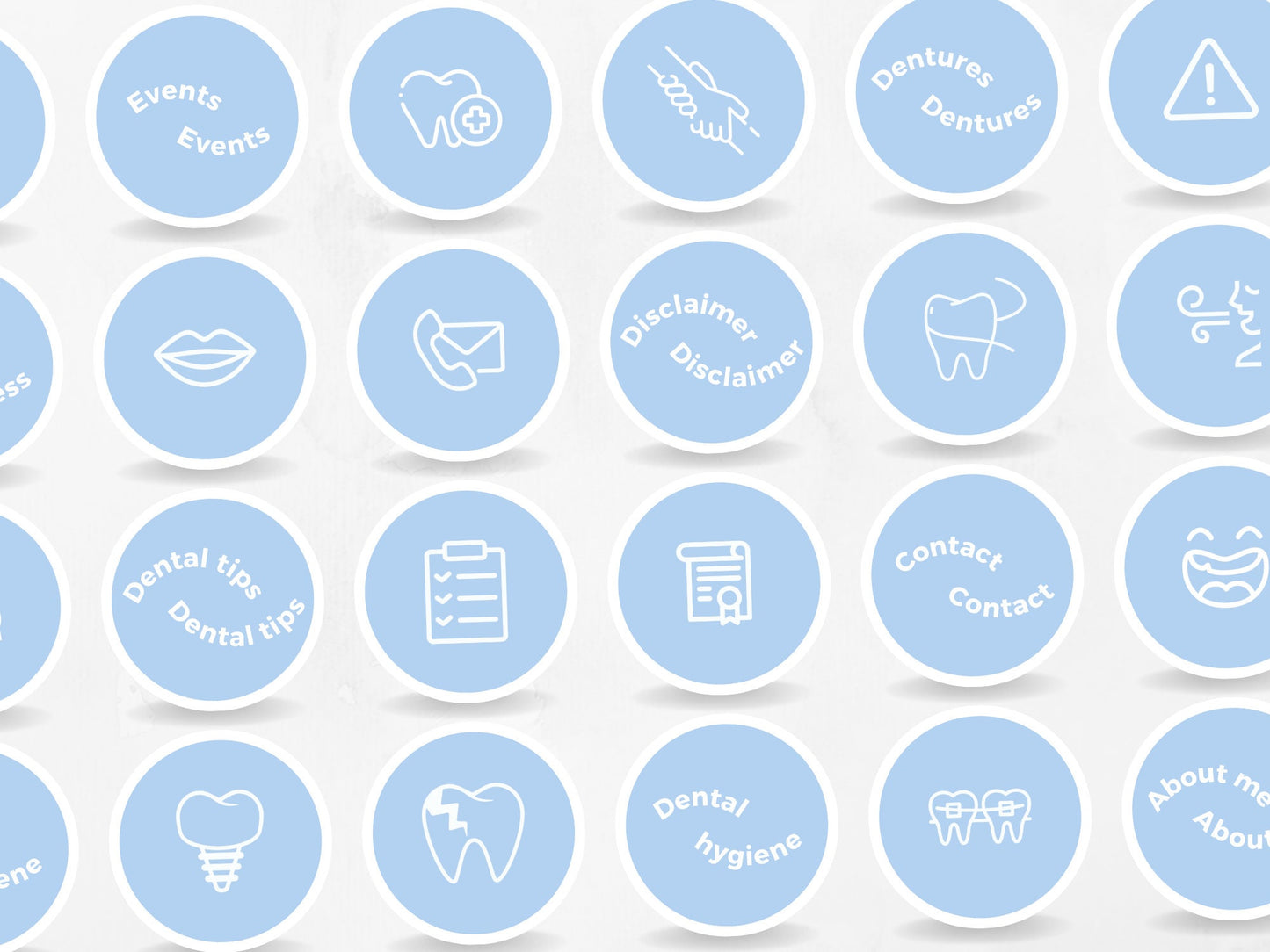 80 Dental Story Highlight Cover Templates