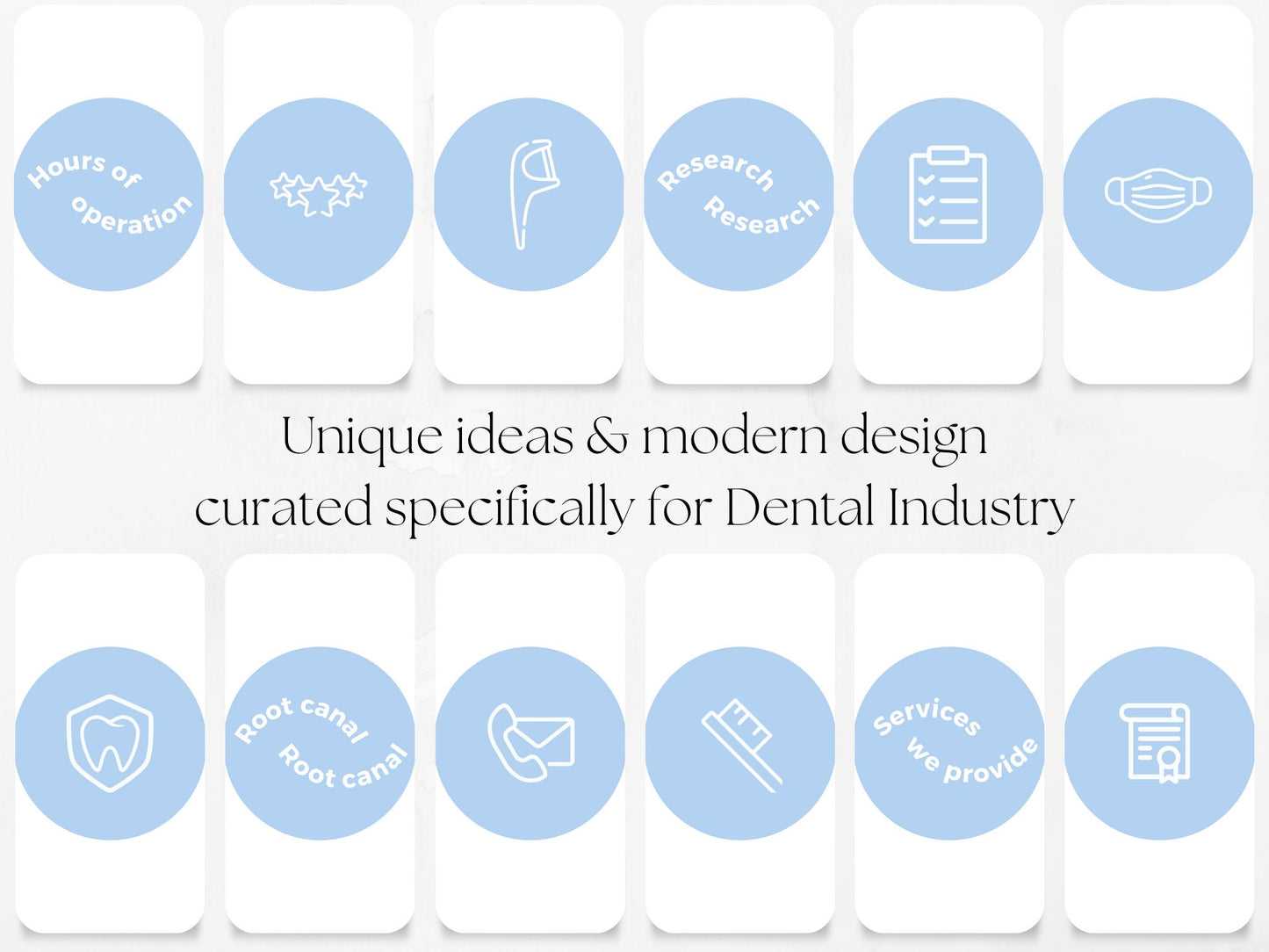 80 Dental Story Highlight Cover Templates
