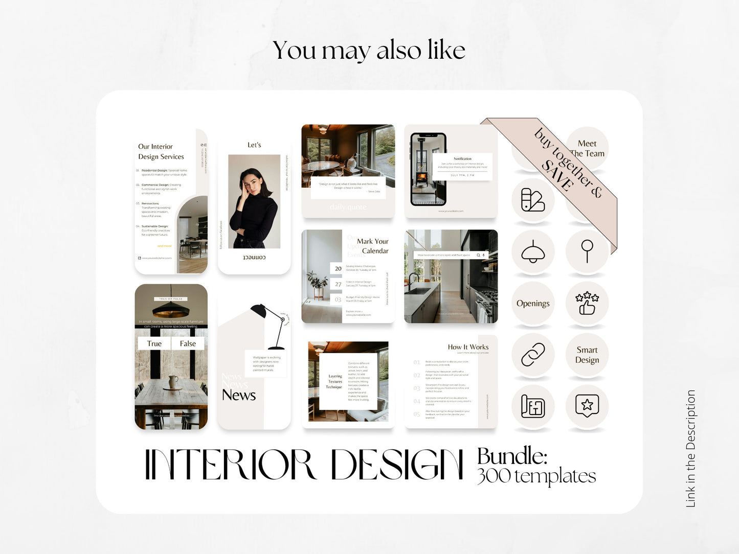 100 Interior Design Story Templates