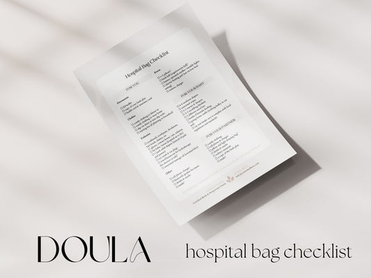 Hospital Bag Checklist Template made in free Canva for Social Media