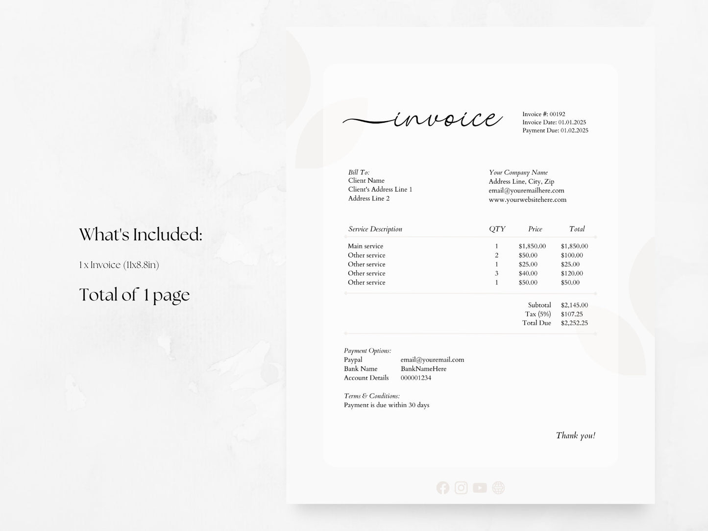 Invoice Template