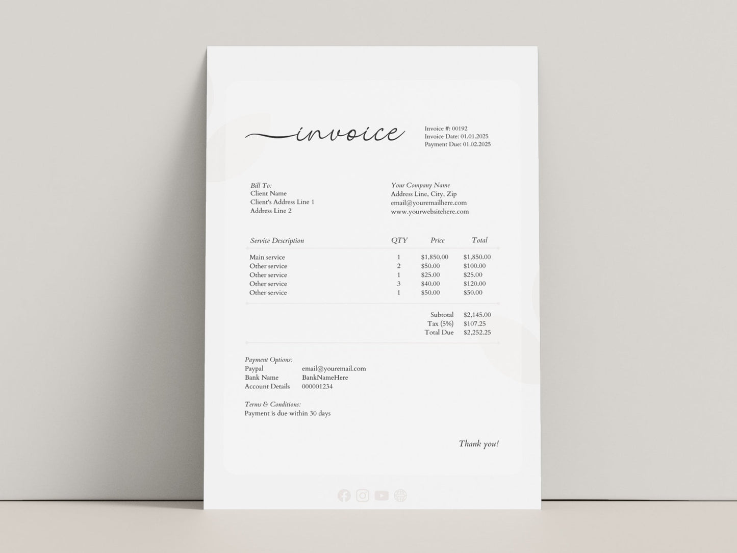 Invoice Template