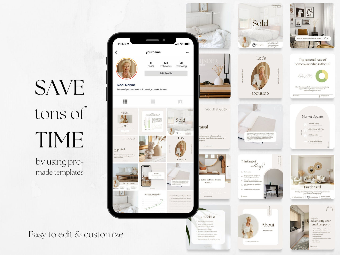 70 Real Estate Post Templates