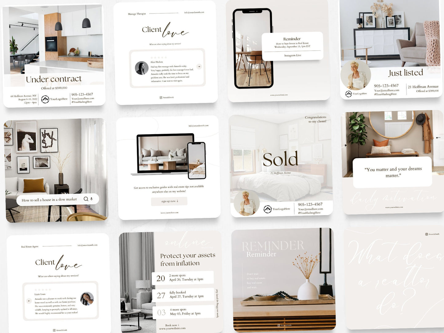 70 Real Estate Post Templates