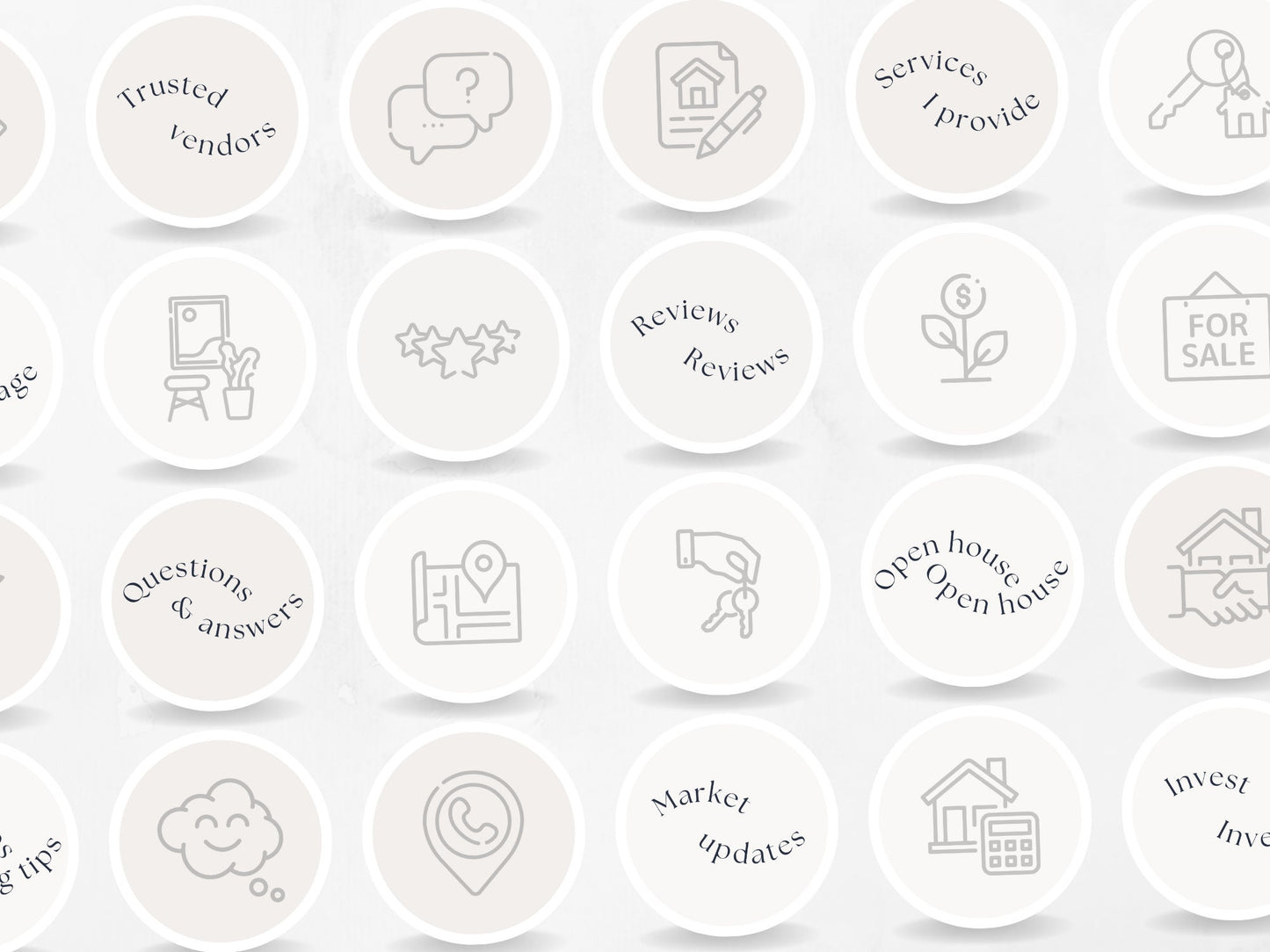 70 Real Estate Story Highlight Cover Templates