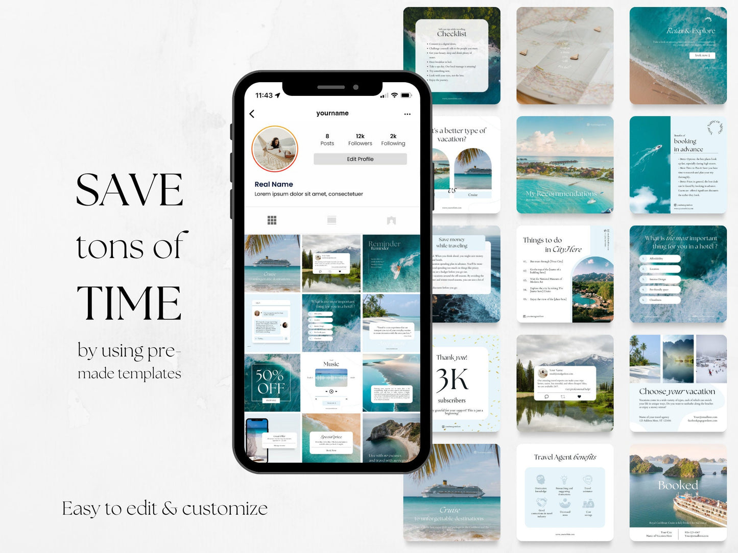 70 Travel Post Templates