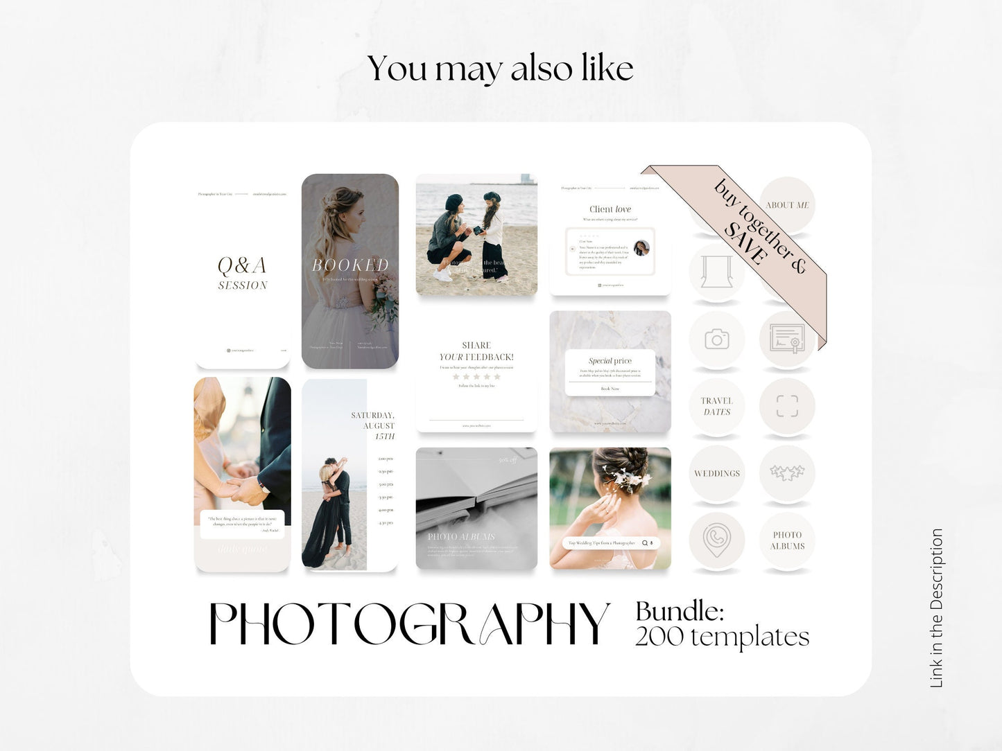 70 Photography Story Highlight Cover Templates