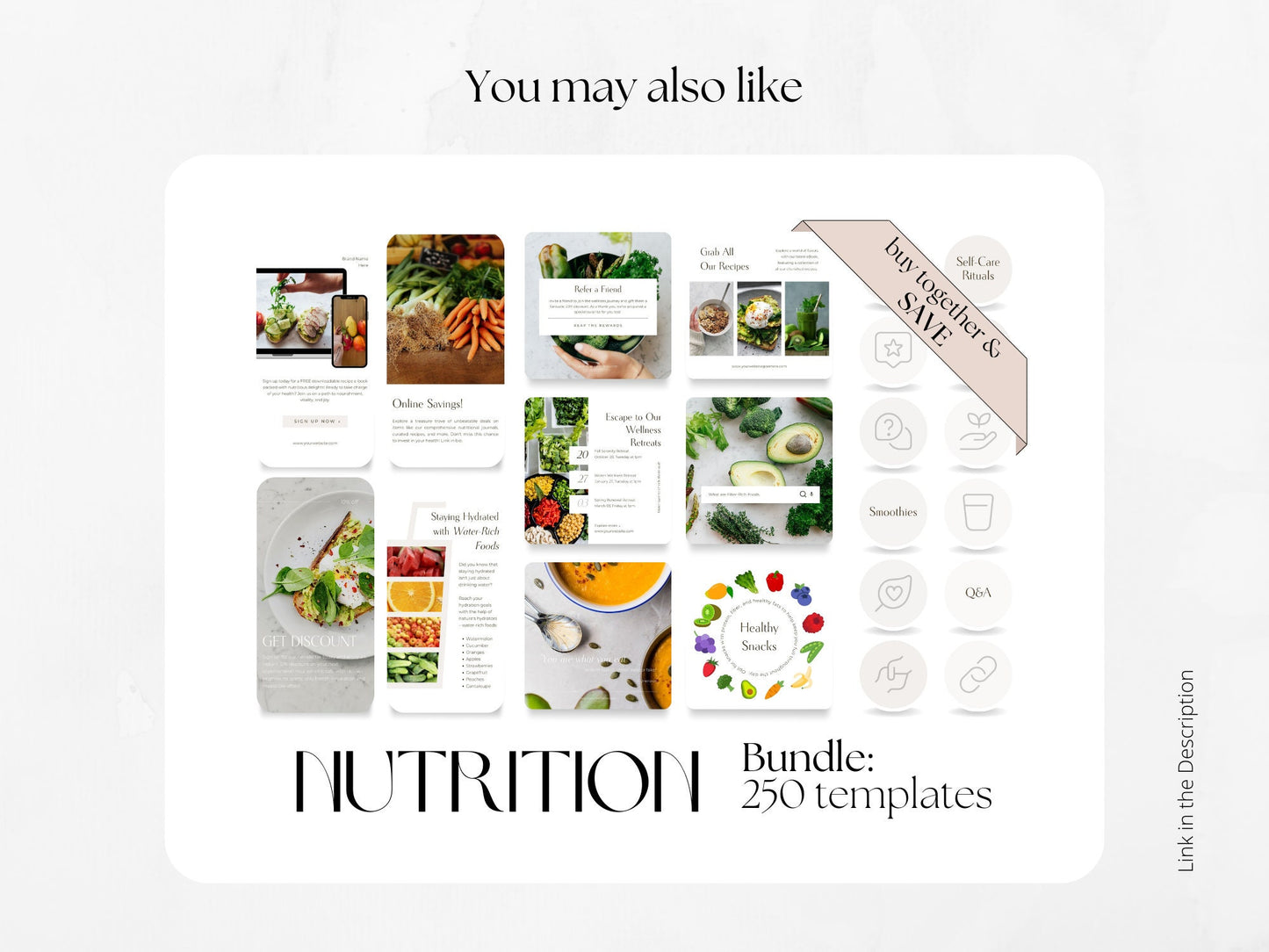 80 Nutrition Post Templates