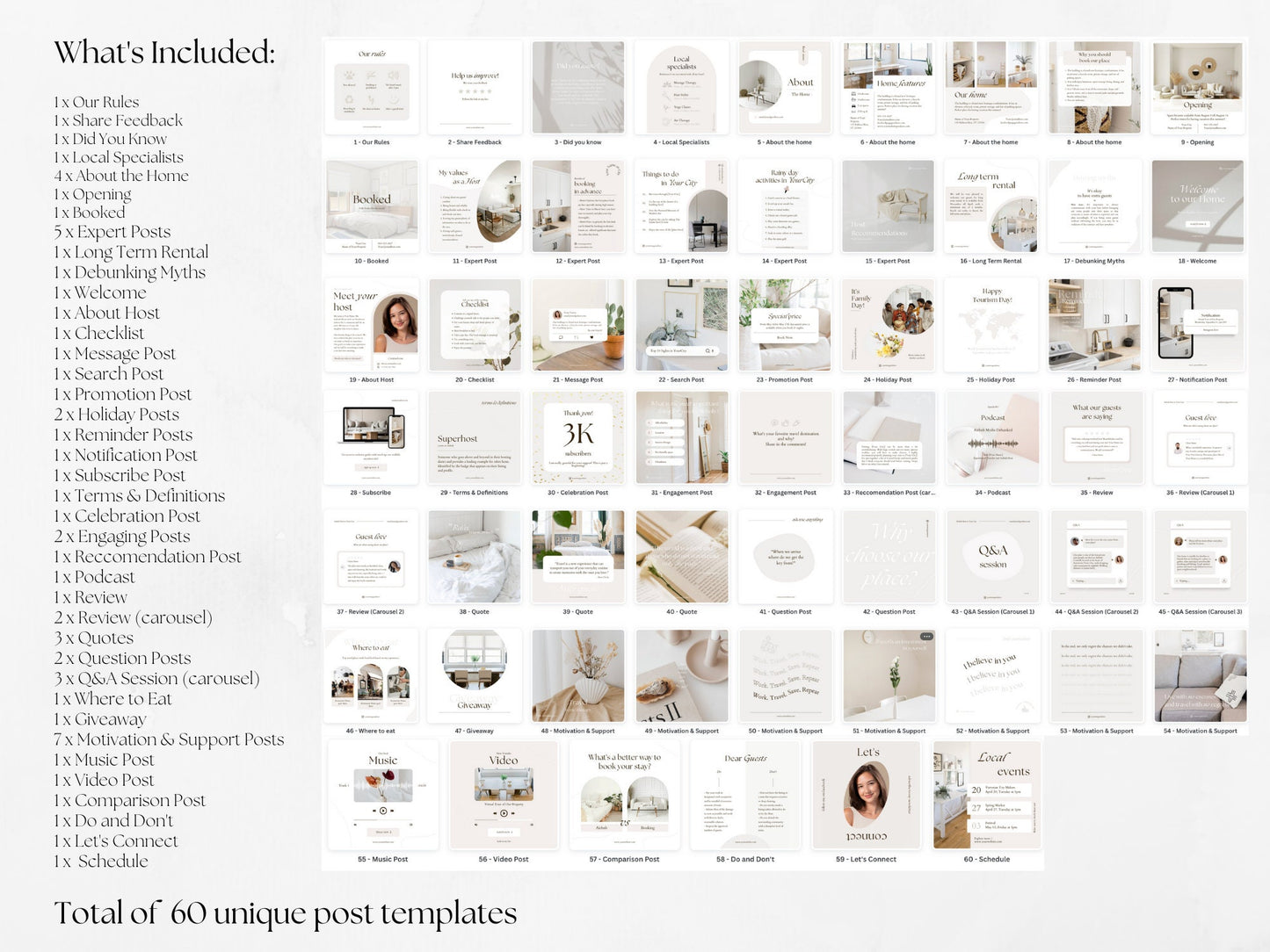 60 Hosting Post Templates