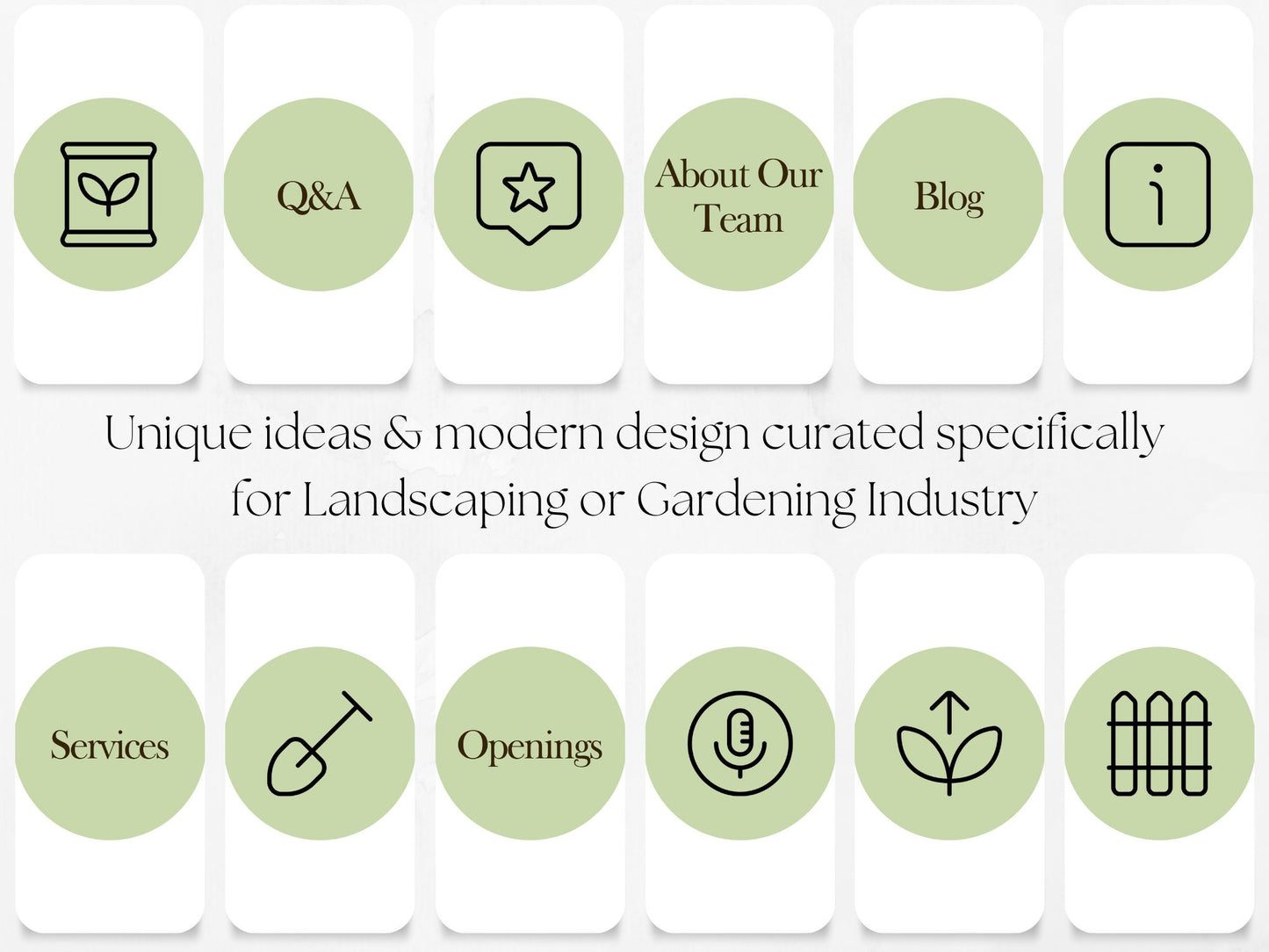 100 Gardening or Landscaping Story Highlight Cover Templates