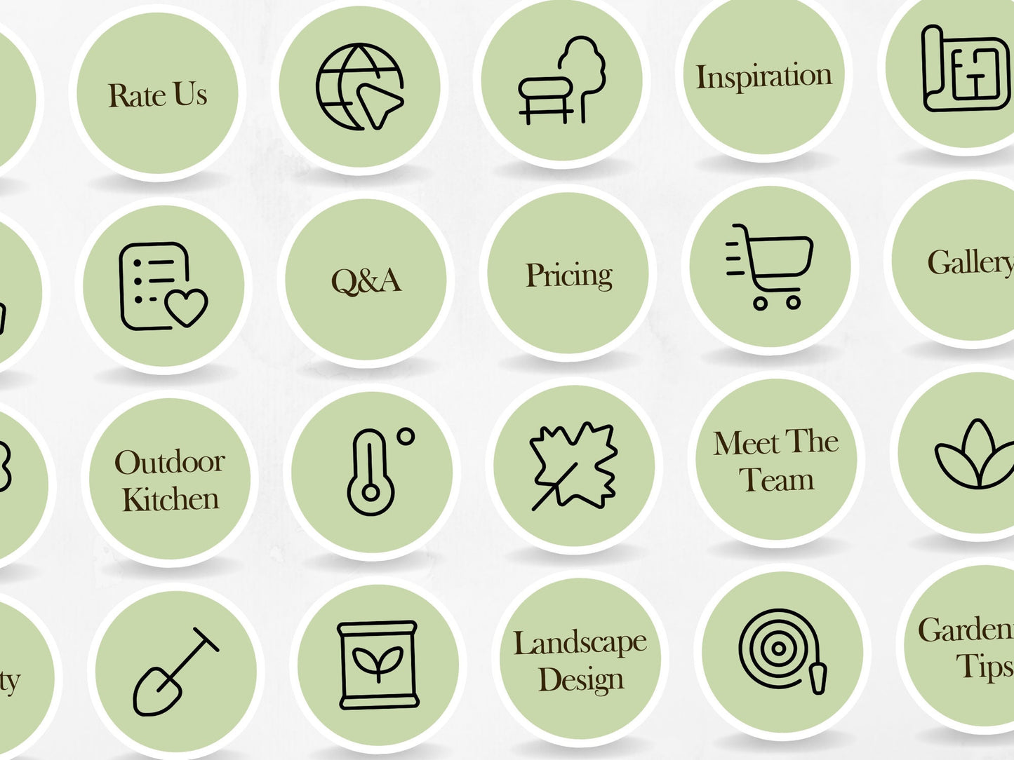 100 Gardening or Landscaping Story Highlight Cover Templates